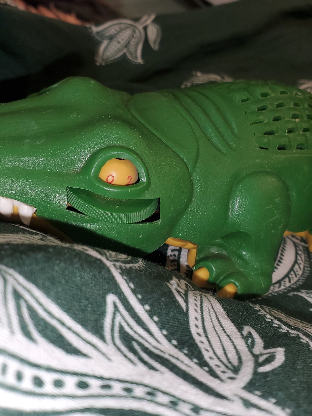 Green Crocodile Pet Reptile Toy - Durable Play Accessory